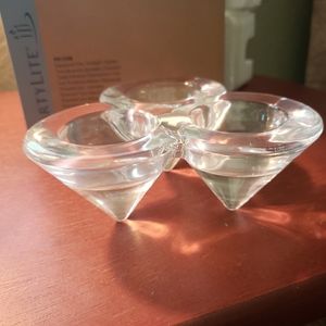 Diamond Trio Tealight holder
